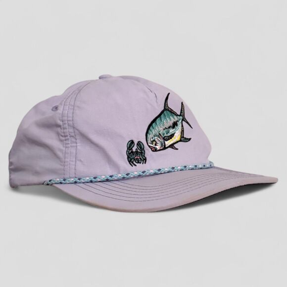 Bajio Permit Performance Snapback Hat Rope Detail Embroidery By Casey Anderson - Picture 1 of 8